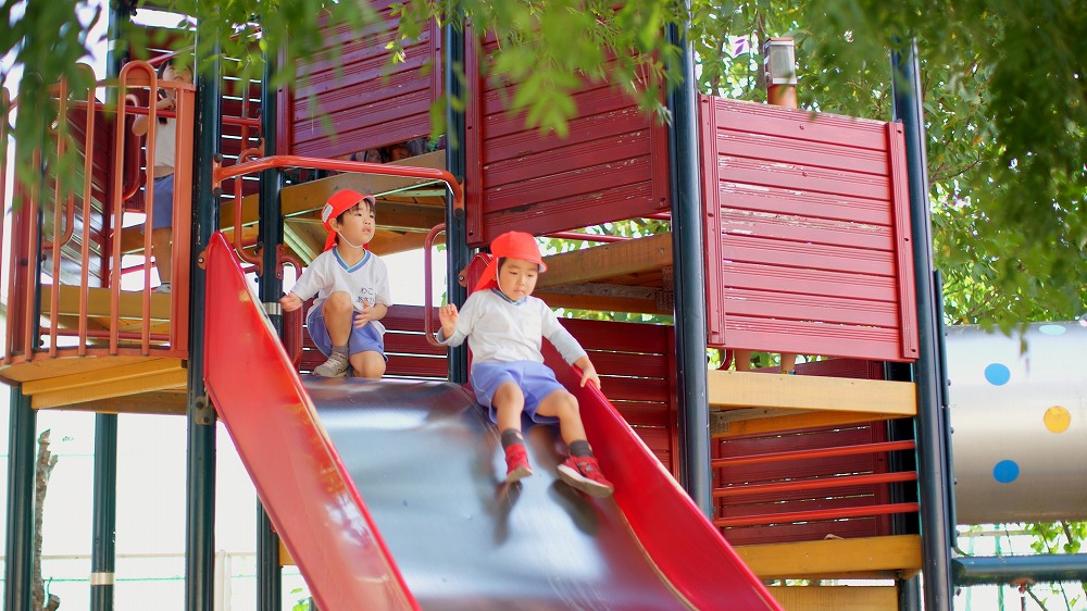 みんなが遊べる道具・園庭